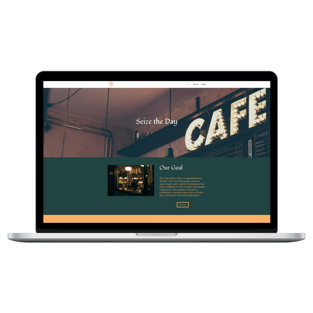 Carpe Diem Cafe (Web Design, Web Development, and Web Management)